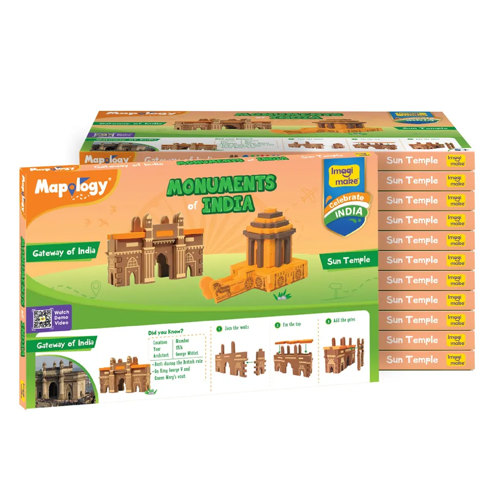 Imagimake Mapology Monuments India set 2 monumente