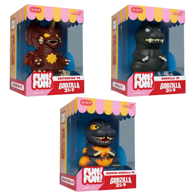 Super7 Toho FUN FUN Wave 02 figurine set 3 kaiju