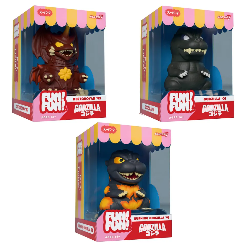 Super7 Toho FUN FUN Wave 02 figurine set 3 kaiju