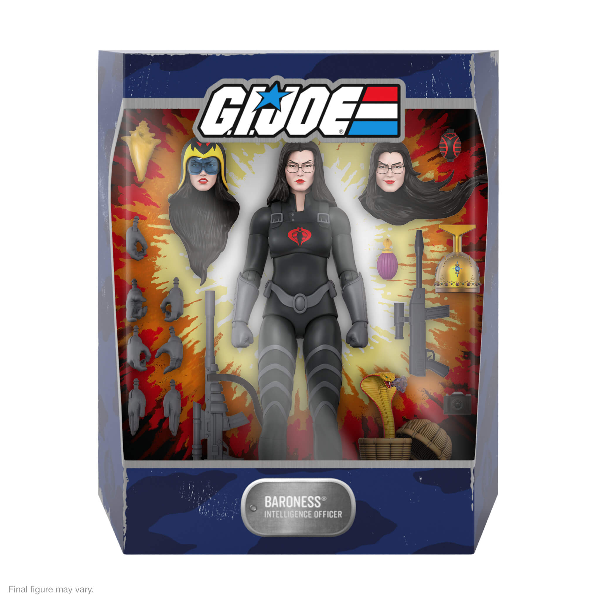 Super7 G.I. Joe Ultimates Baroness figurina ofiter Cobra
