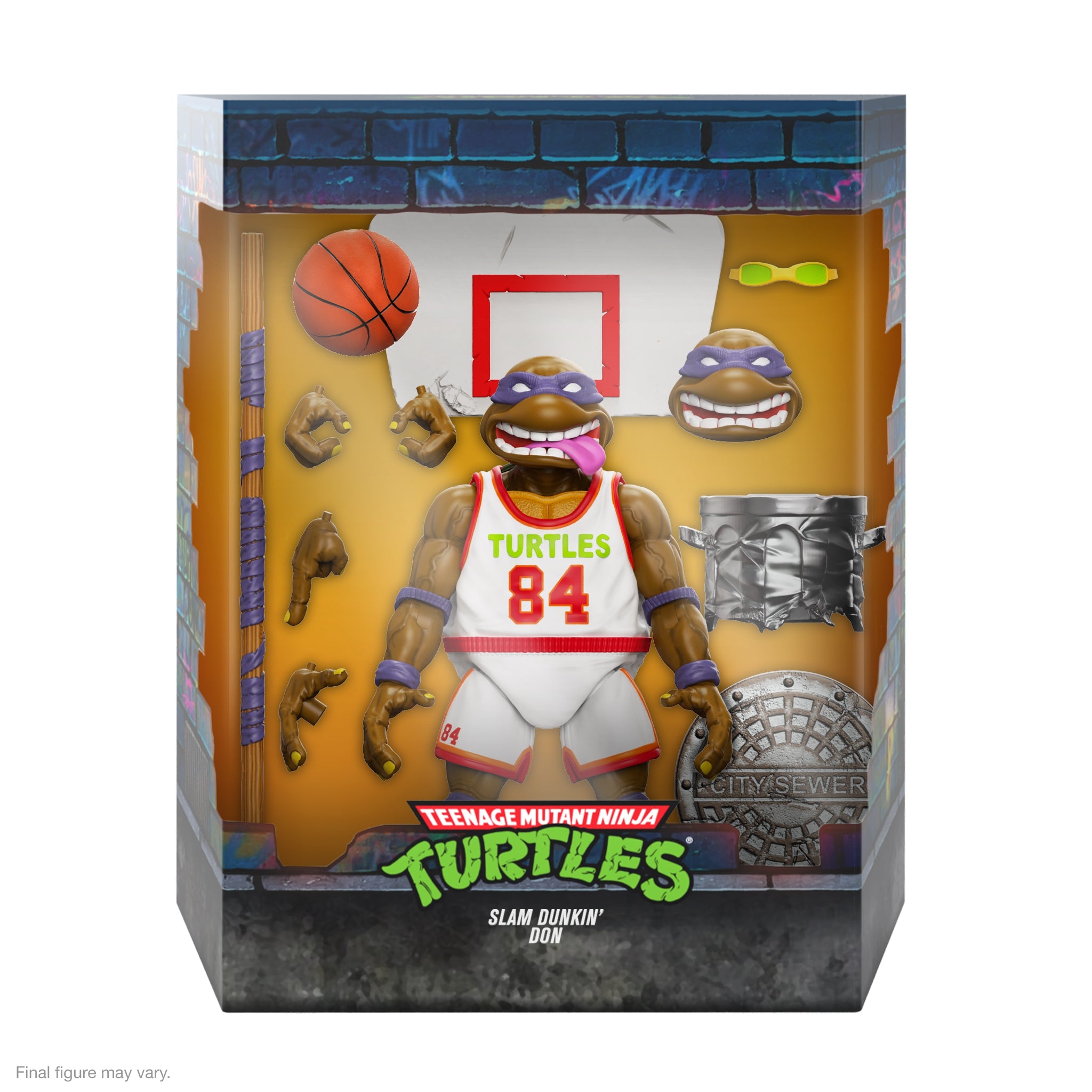 Super7 TMNT Ultimates Slam Dunkin Don figurină 18 cm