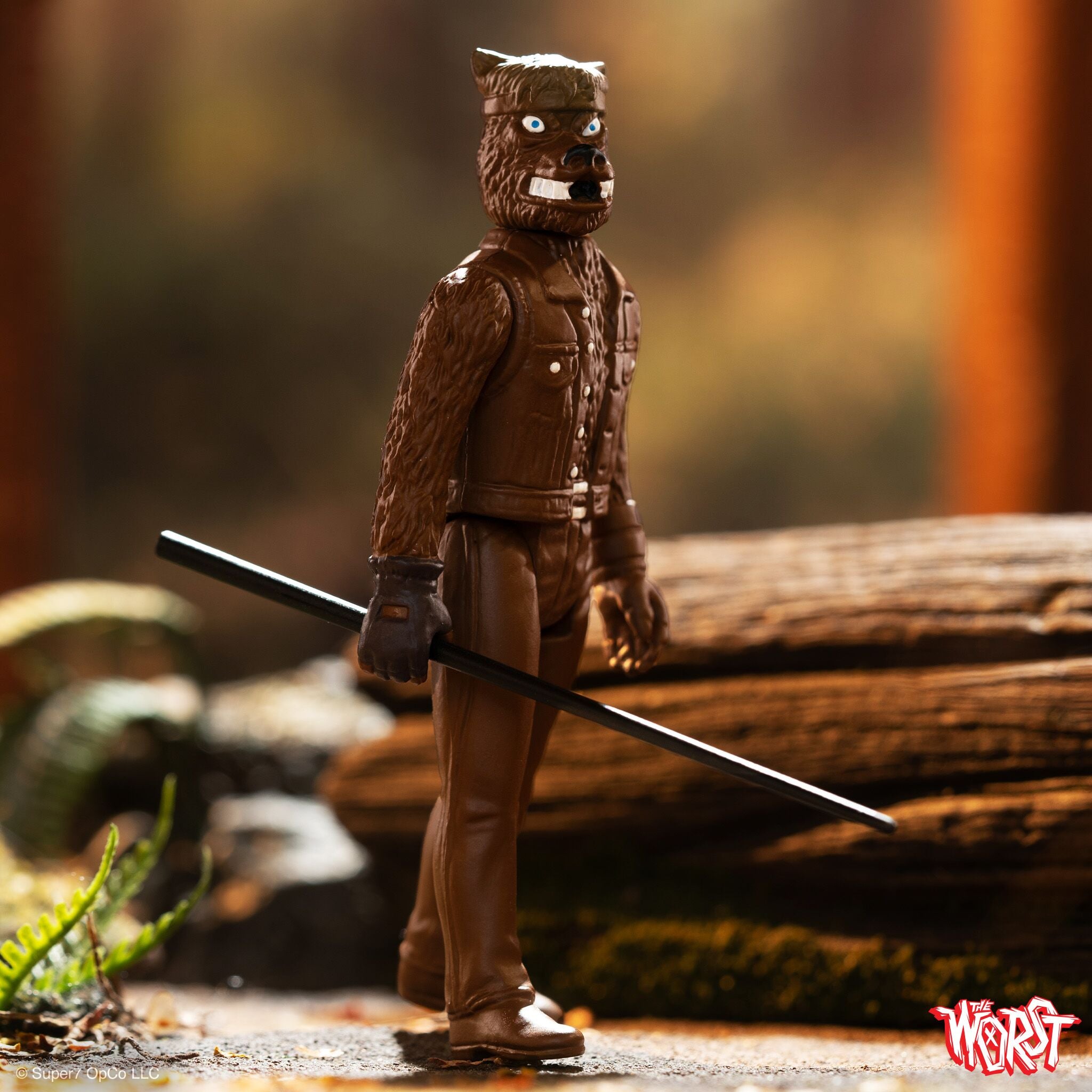 Super7 The Worst Werewolf Biker figurina 9,5 cm cu baston