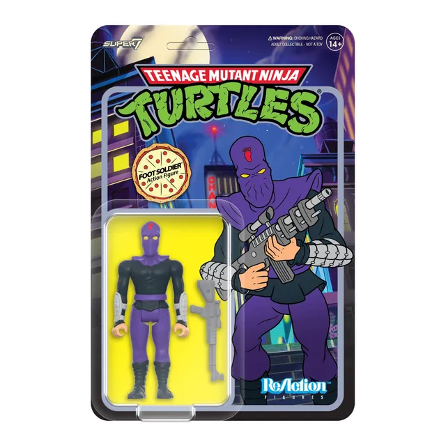 Super7 TMNT ReAction Foot Soldier figurină cartoon
