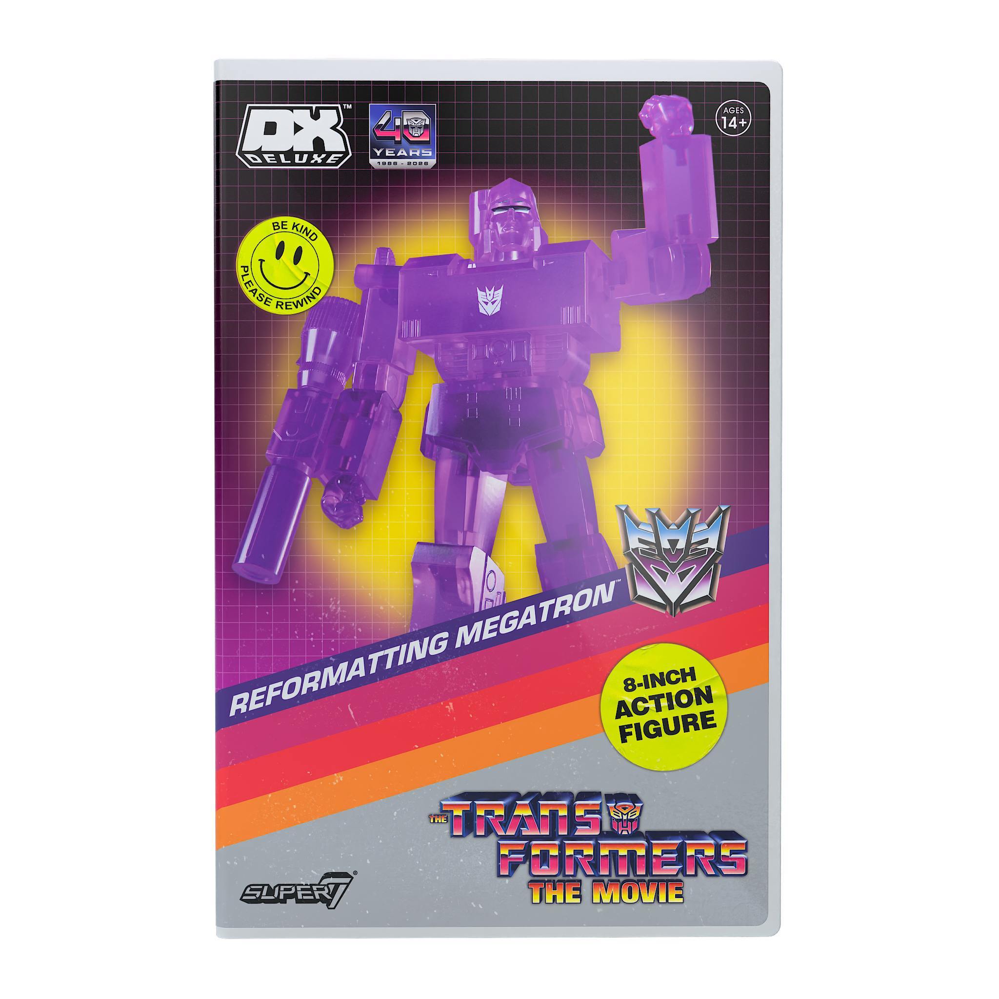 Super7 Transformers Megatron figurina mov 20 cm Deluxe