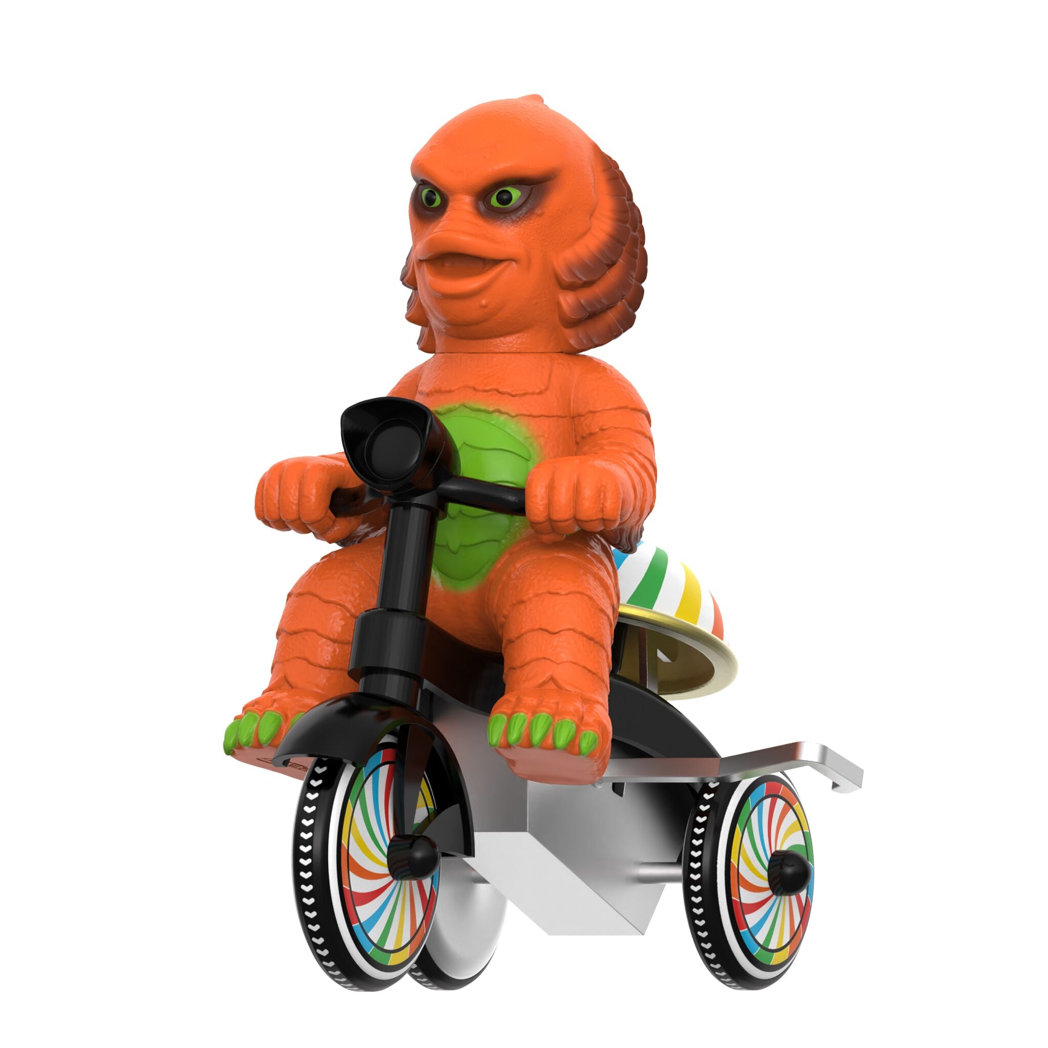 Super7 Super Cycles Creature Black Lagoon tricicletă portocaliu-negru