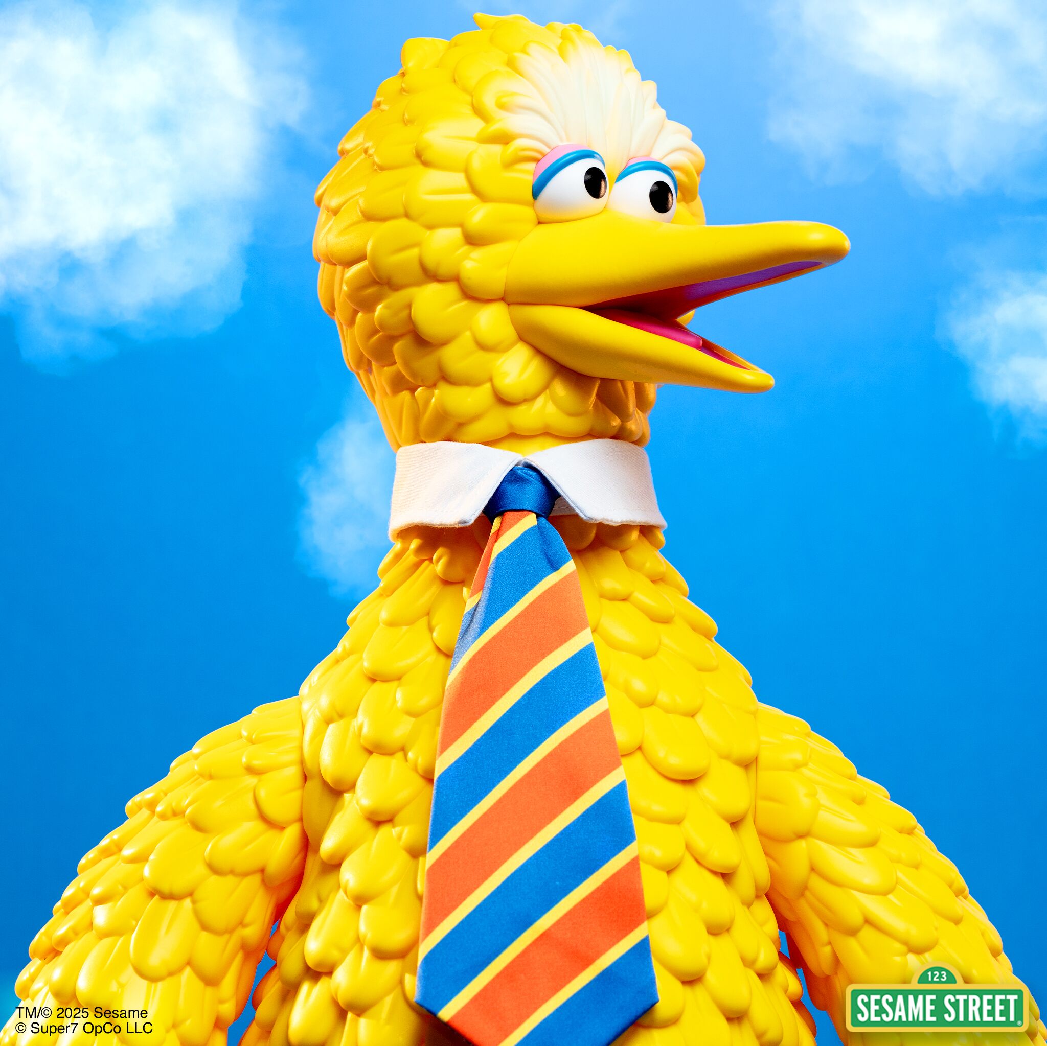 Super7 Sesame Street SuperSize Big Bird figurina vinil 49 cm