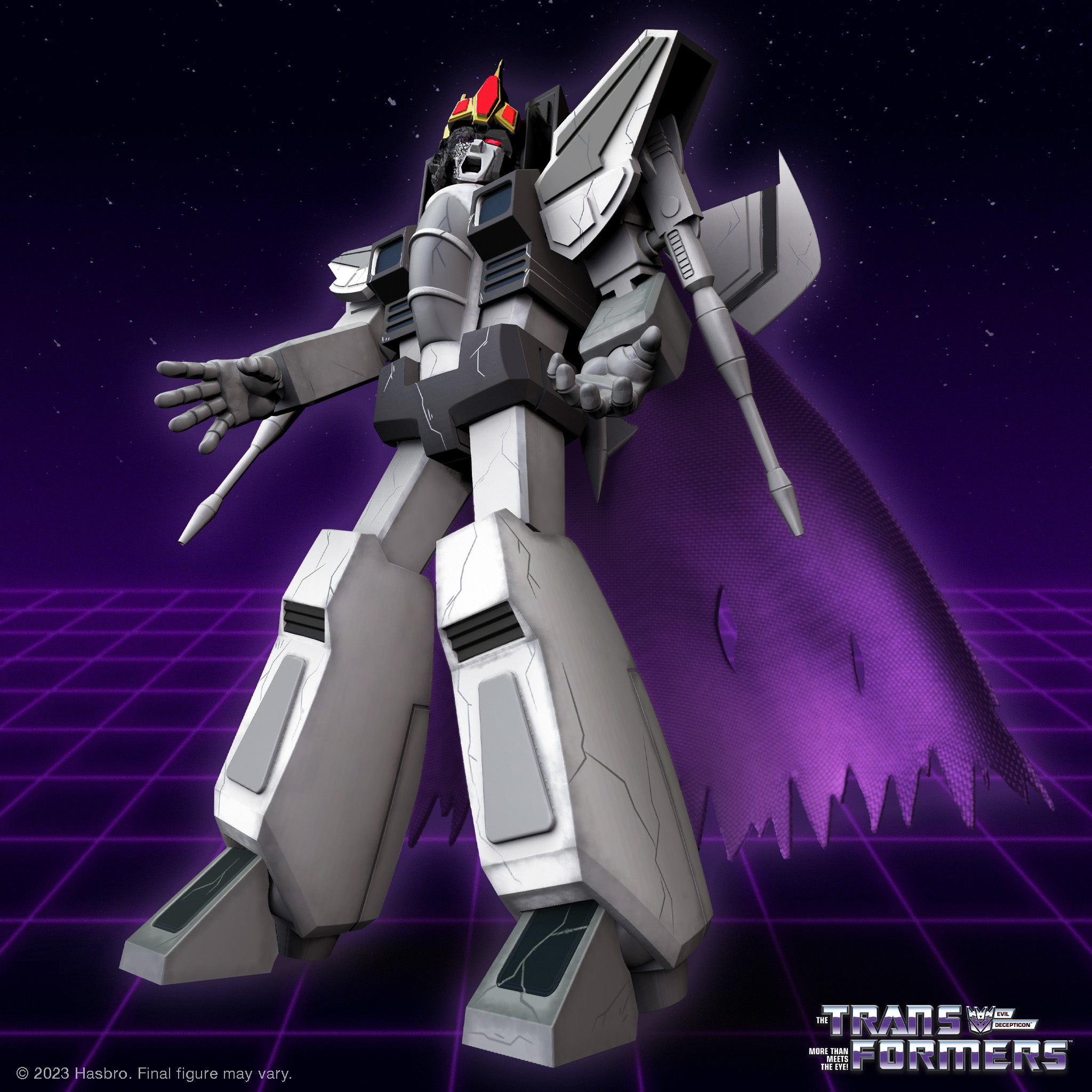 Super7 Ultimates Transformers King Starscream Fallen figurină 18cm