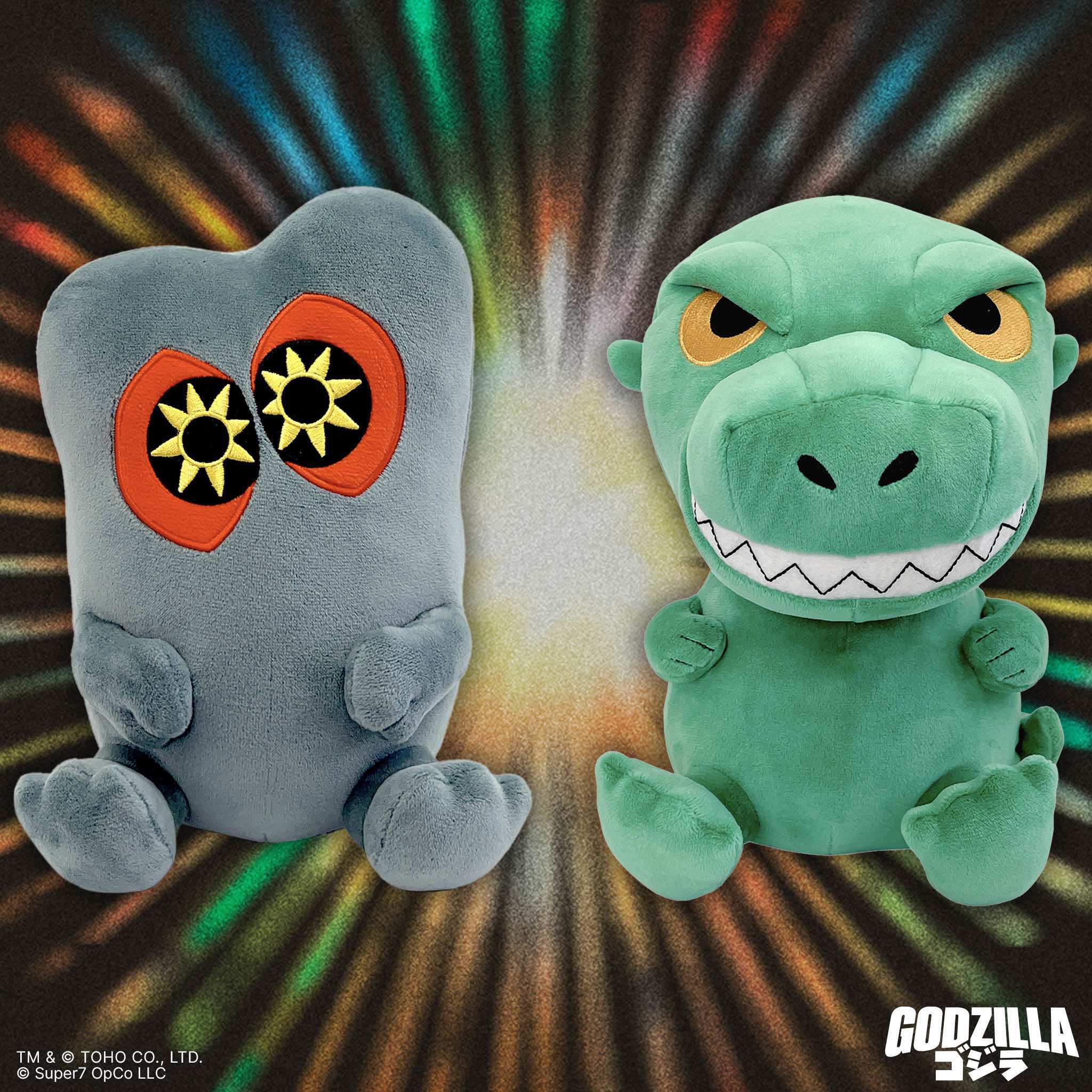 Super7 Super Duper Plush Hedorah Godzilla 89 set 2 plusuri
