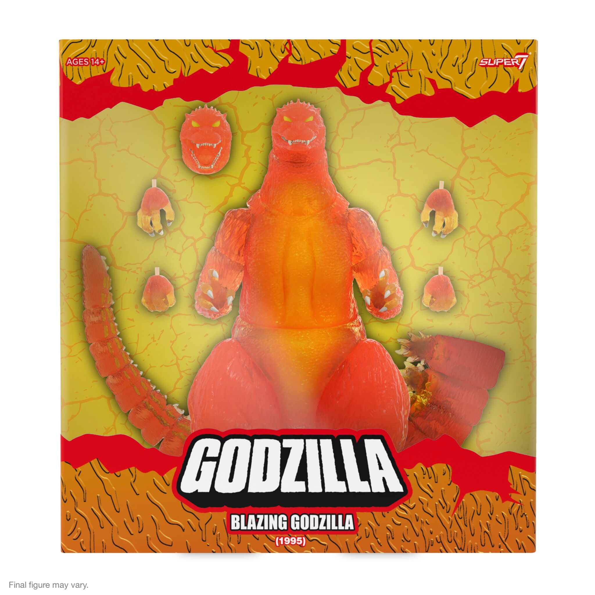 Toho ULTIMATES Blazing Godzilla 1200 figurina portocaliu 20 cm
