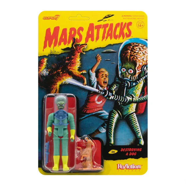 Super7 Mars Attacks Destroying a Dog figurina 9,5 cm