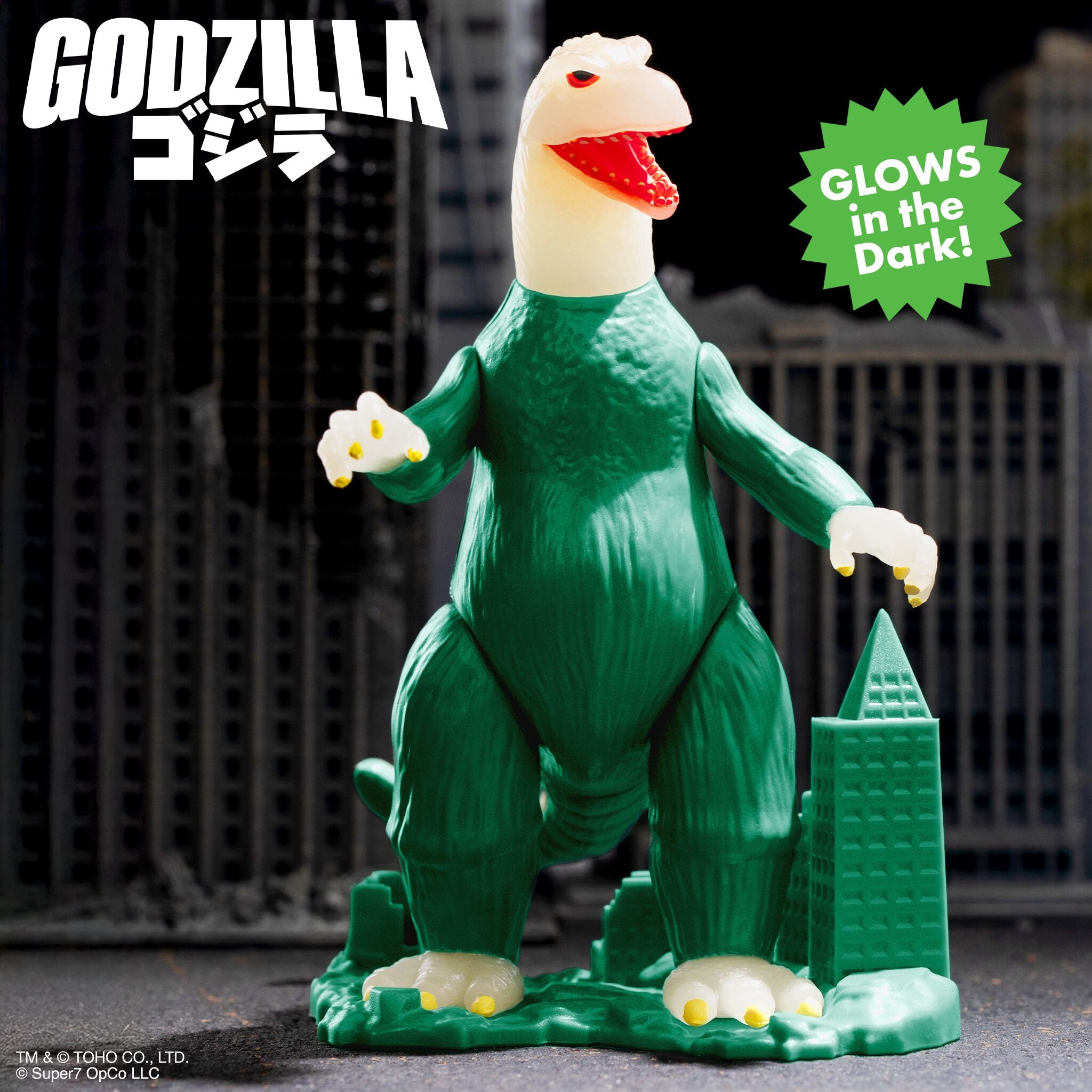 Super7 Toho Godzilla Model Kit Glow figurina 3.75 inch