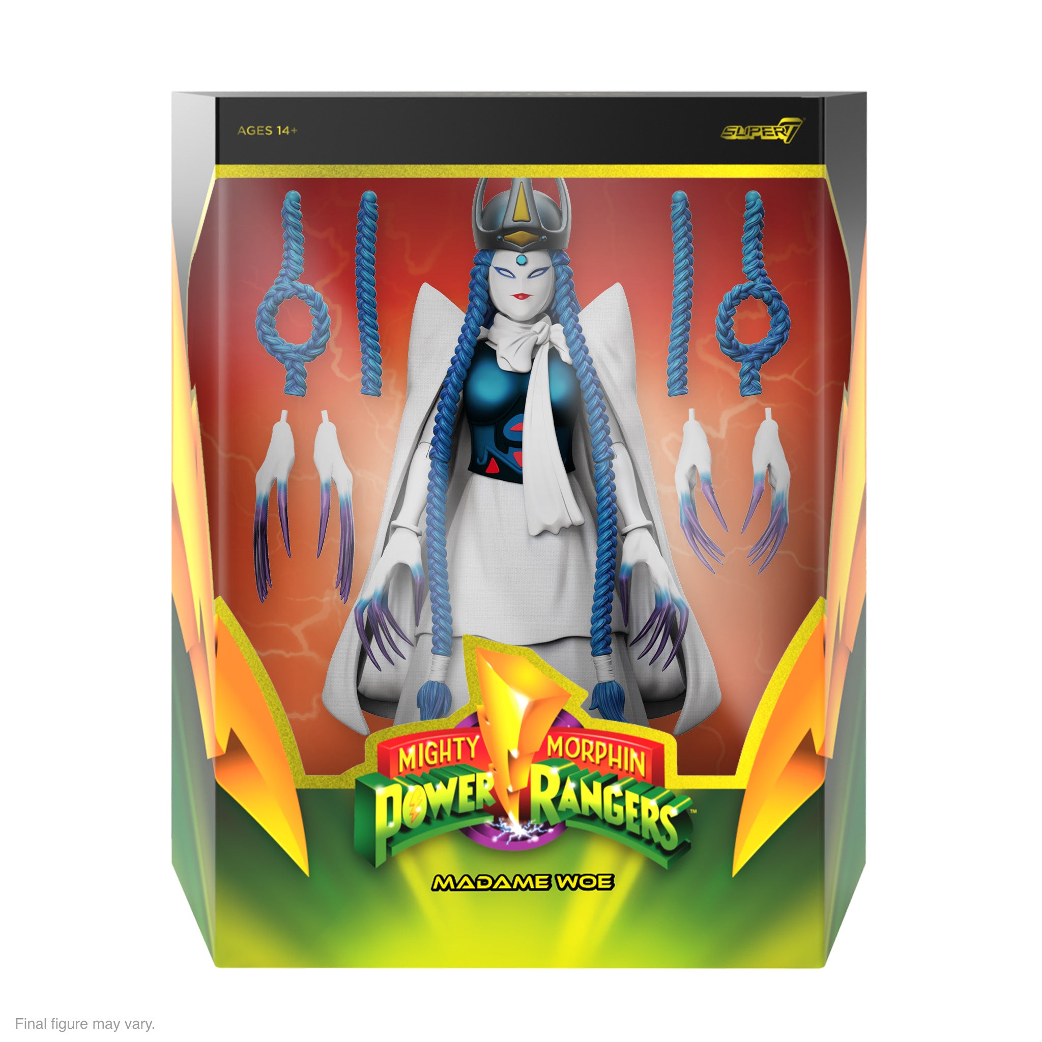 Super7 Power Rangers Ultimates Madame Woe figurina 18 cm