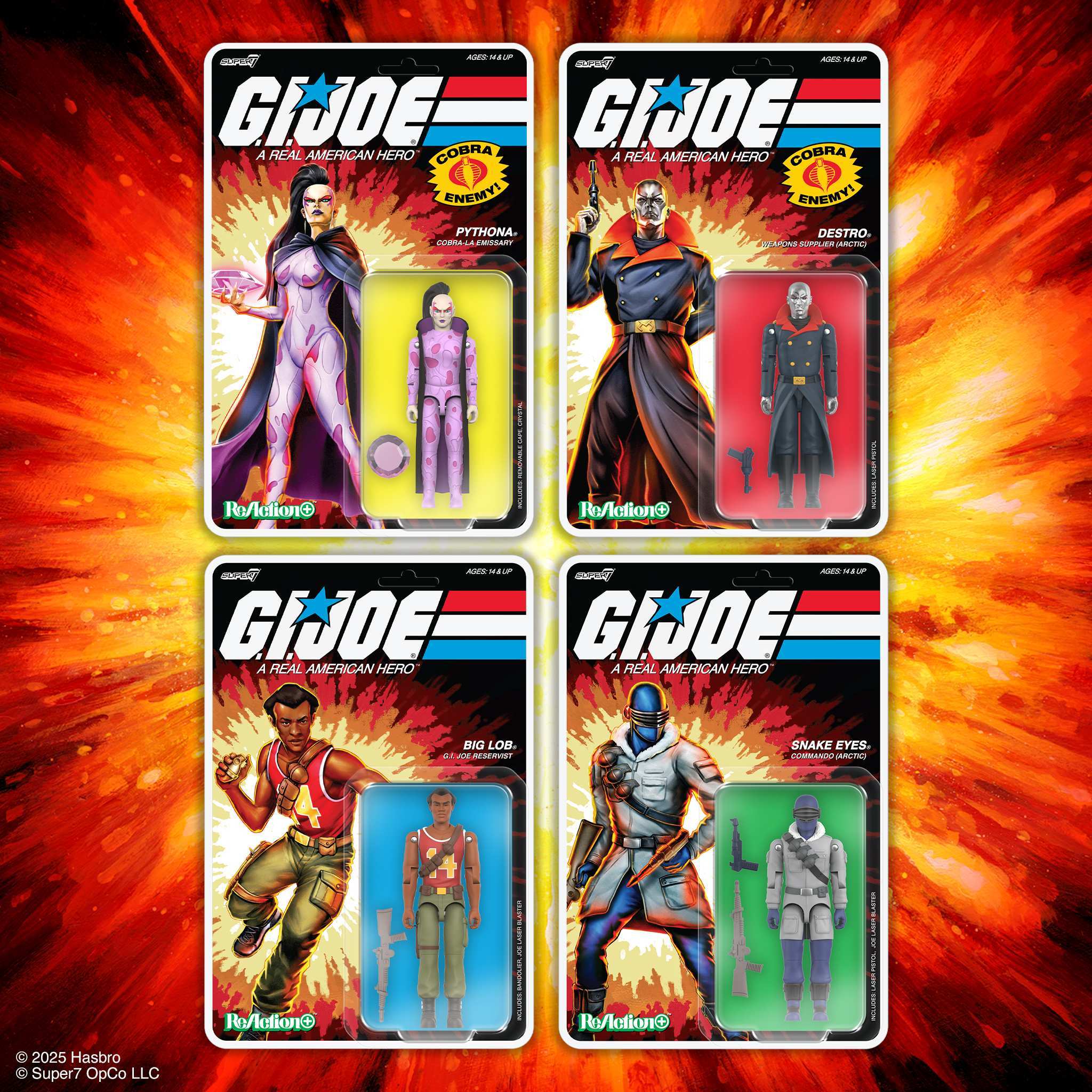Super7 G.I. Joe ReAction+ set 4 figurine Movie 9,5 cm