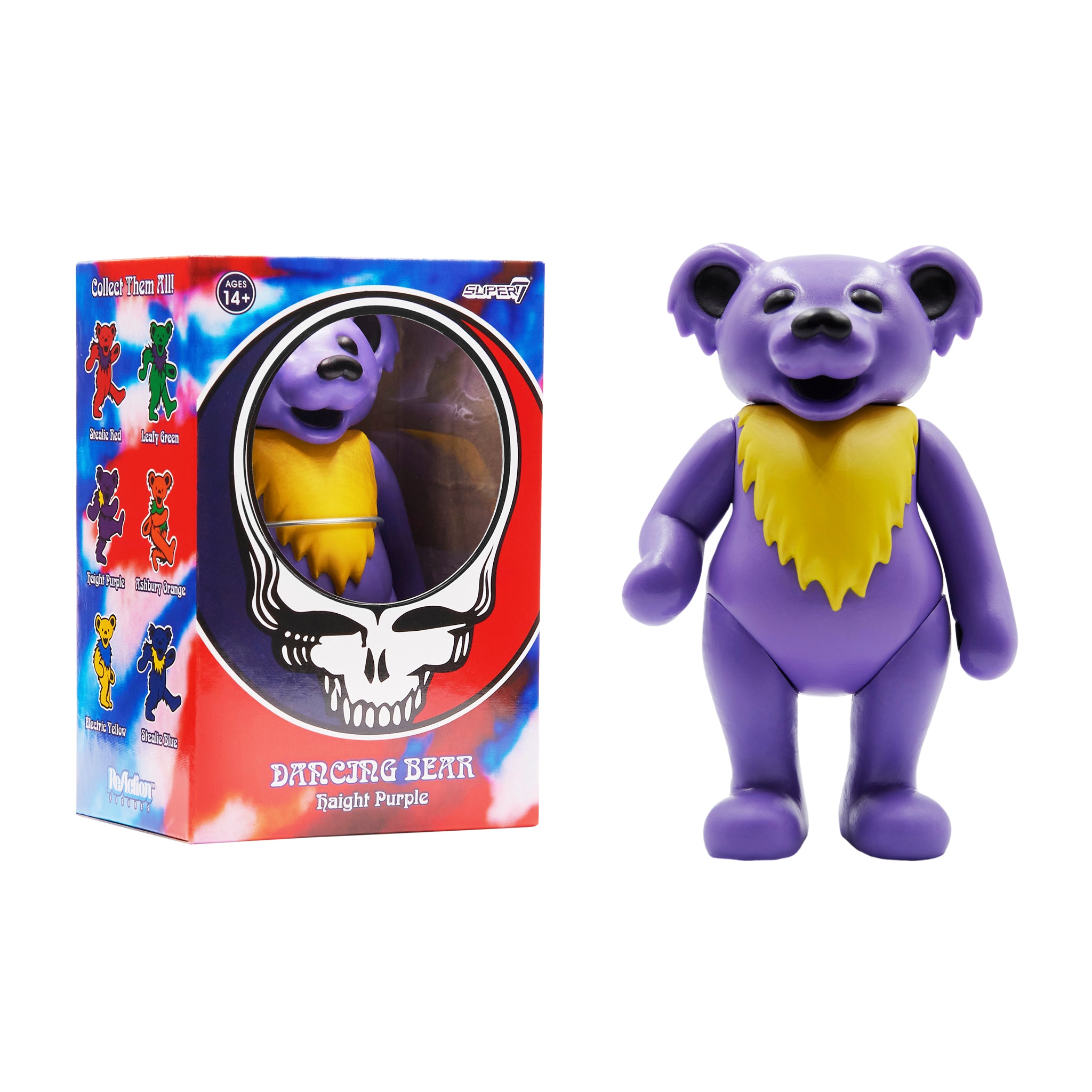 Super7 Grateful Dead Dancing Bears Figurine set 6 bucati