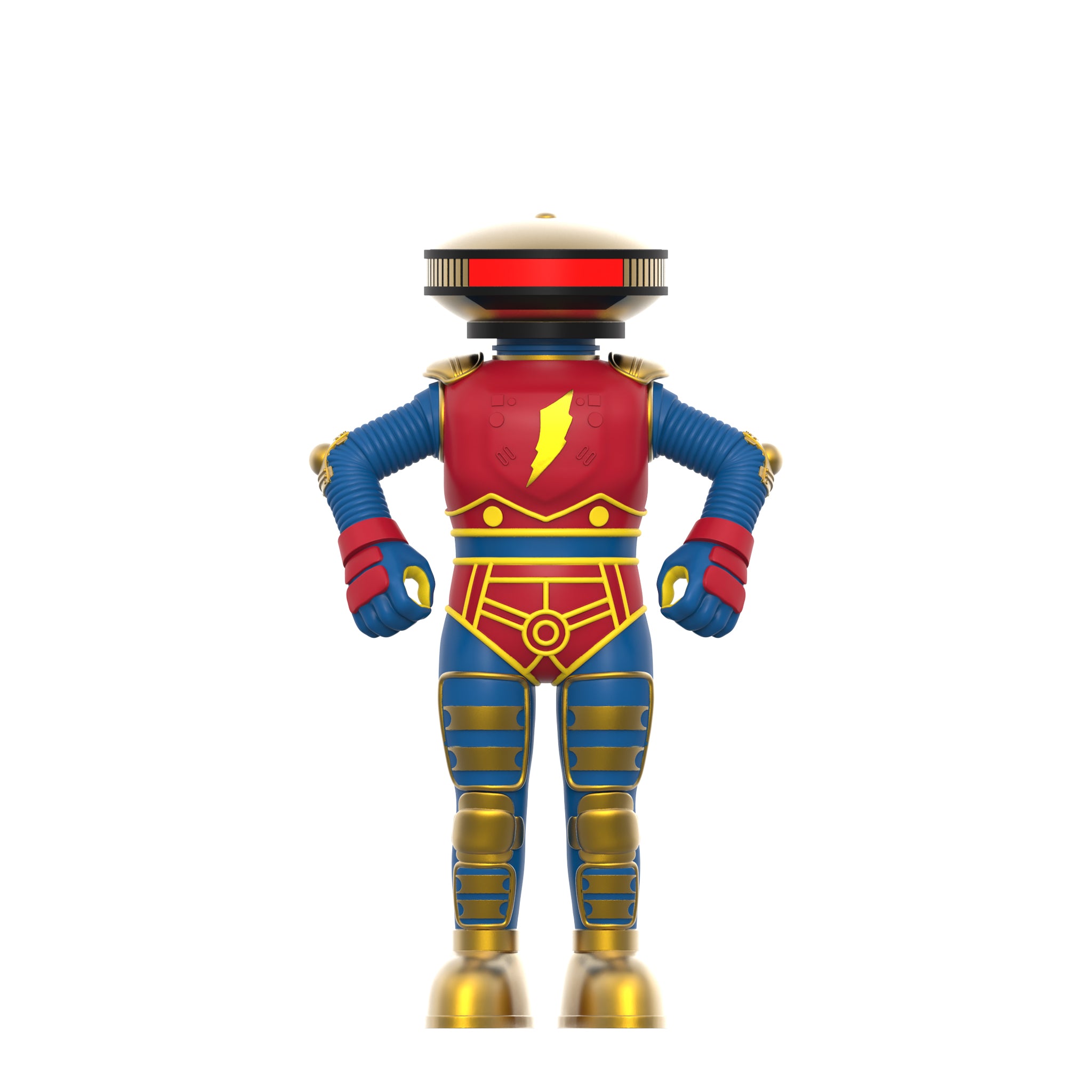 Super7 ReAction Alpha 5 Wave 4 figurină Power Rangers
