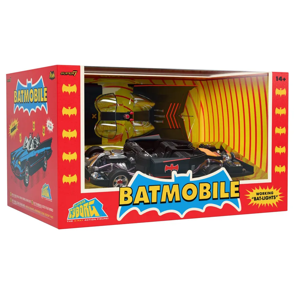 Super7 Super Cyborg Classic TV Series Batmobile macheta full color