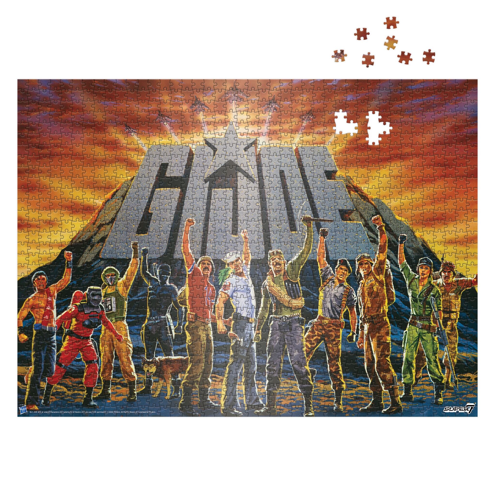 Super7 G.I. Joe Vintage Joe Catalog puzzle 1000 piese