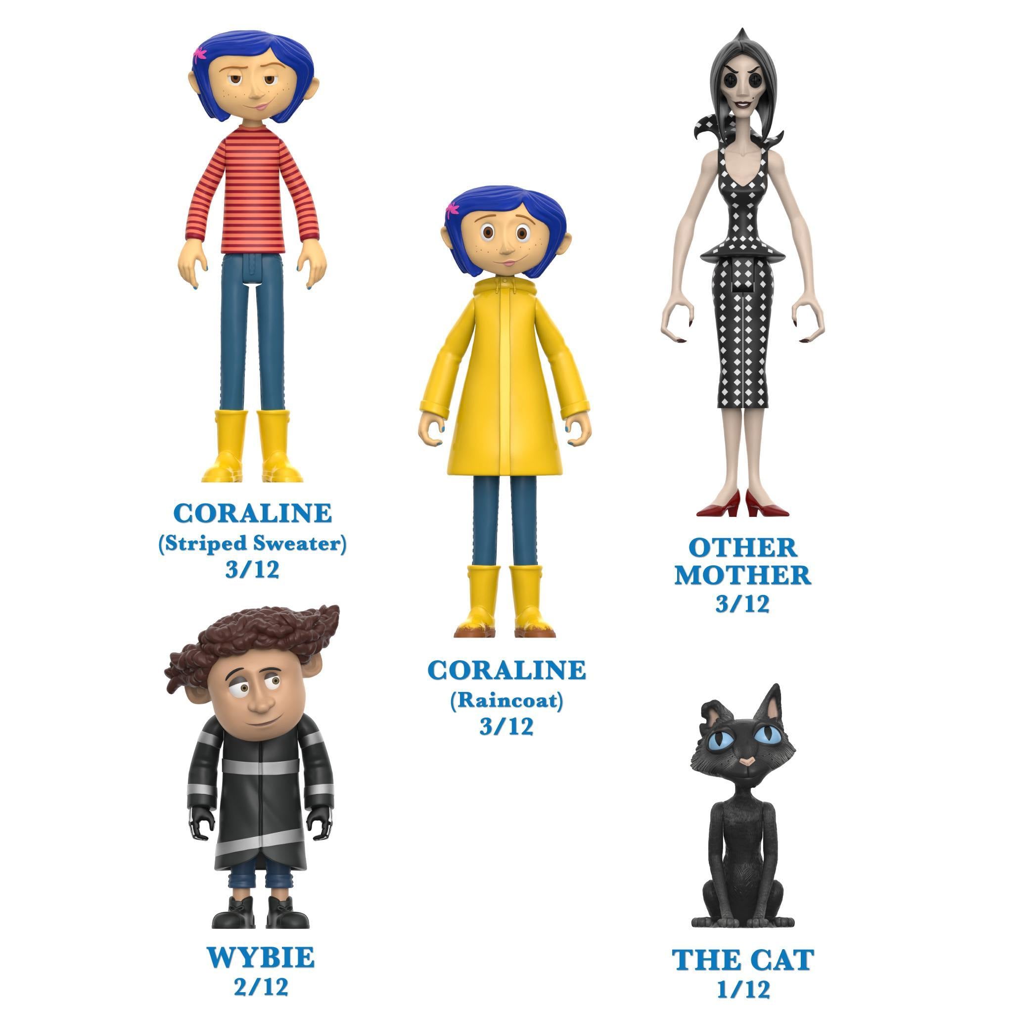Super7 ReAction Coraline Blind Box Wave 01 figurina surpriza