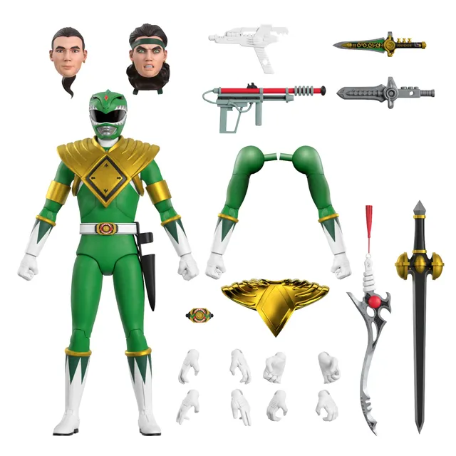 Super7 Ultimates Wave 1 Green Ranger figurina 18 cm