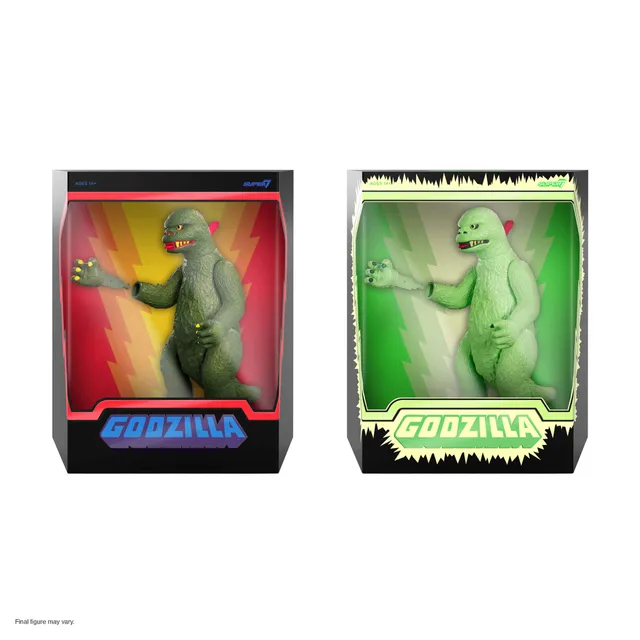 Super7 ULTIMATES! Shogun Godzilla + Glow set 2 figurine