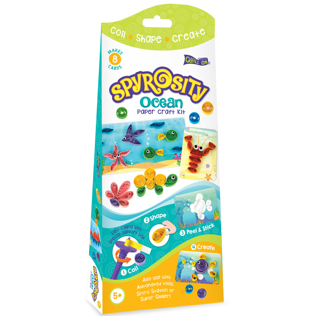 Imagimake Spyrosity Ocean set quilling 8 carduri ocean