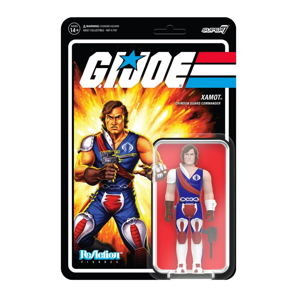 Super7 G.I. Joe ReAction Xamot figurină articulată cu blaster