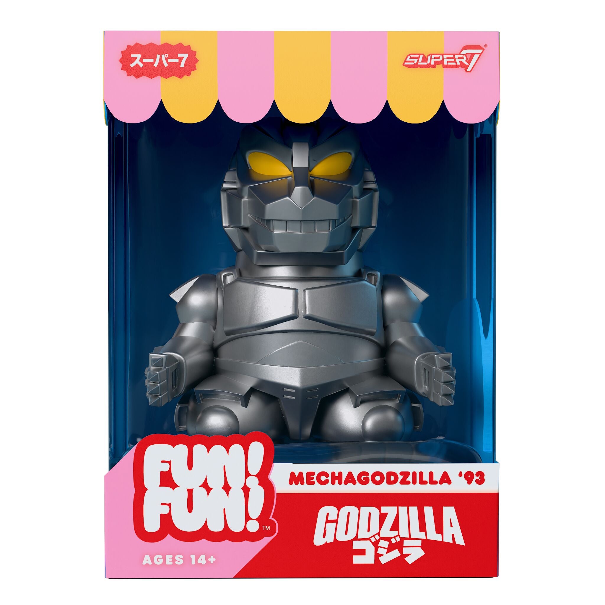 Super7 Toho Fun Fun MechaGodzilla 90s figurina vinil 12,5cm