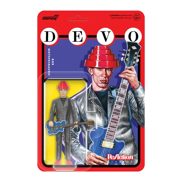 Super7 ReAction Devo Bob Mothersbaugh figurina