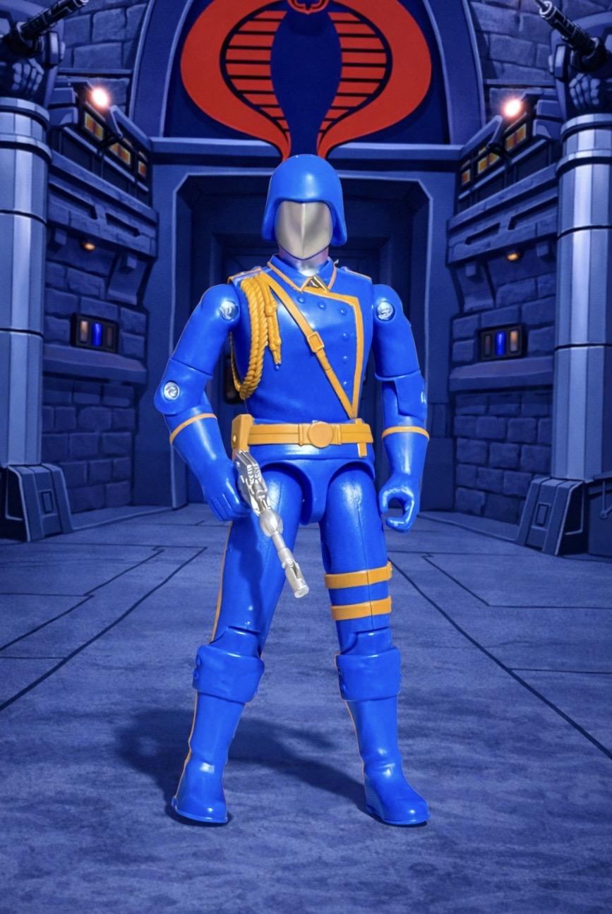 Super7 G.I. Joe ReAction+ Cobra Commander figurina set comic Issue 1