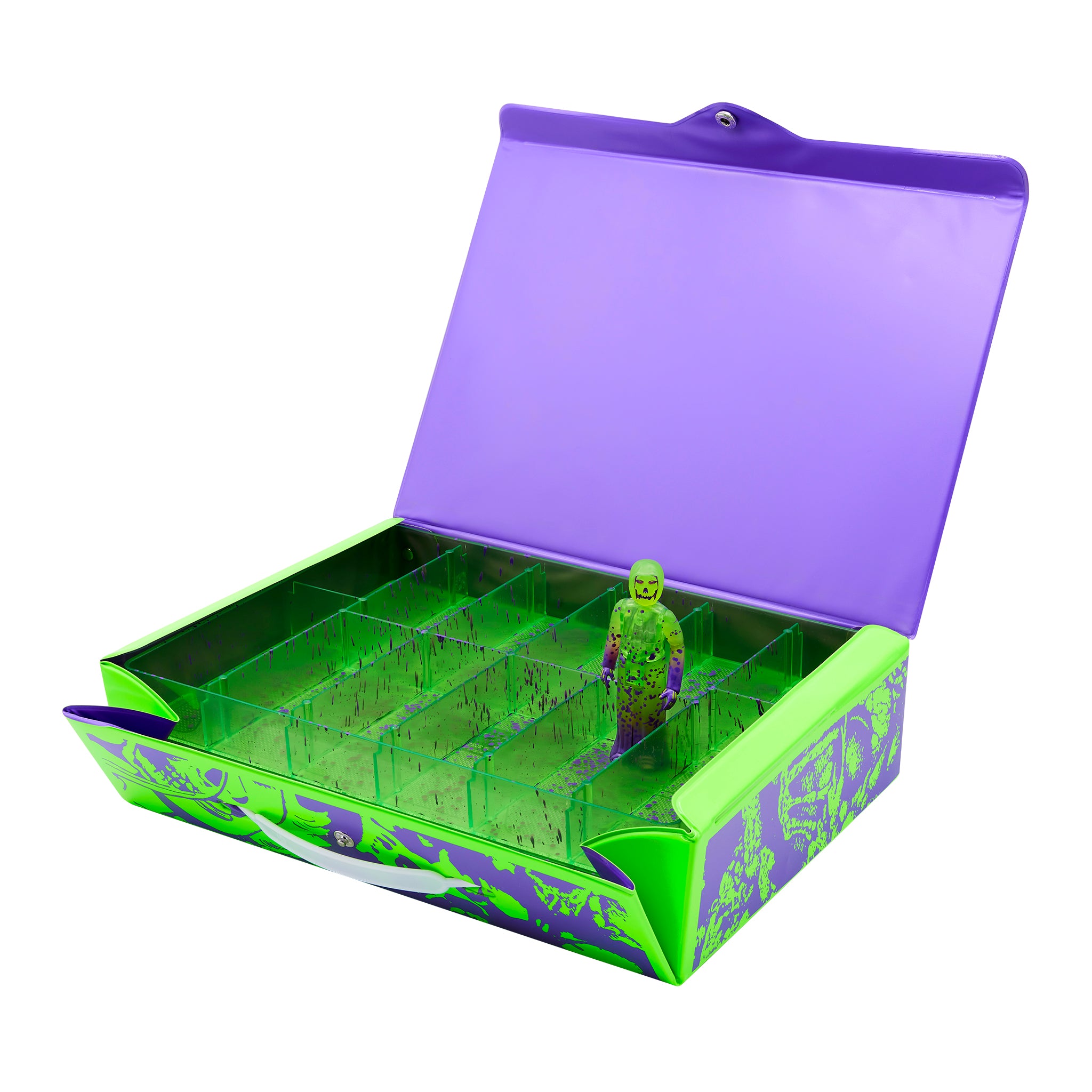 Super7 Misfits ReAction set Fiend verde neon fosforescent