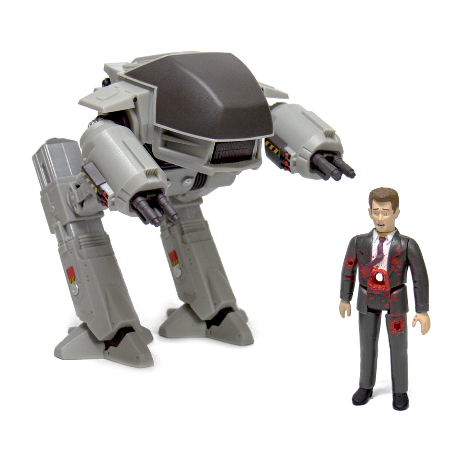 Super7 ReAction Robocop ED-209 figurine set 2 buc articulat