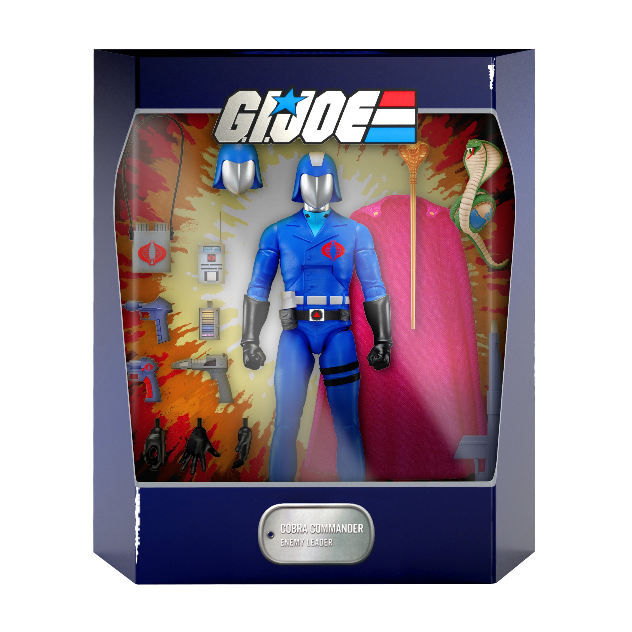Super7 G.I. Joe ULTIMATES Cobra Commander figurina