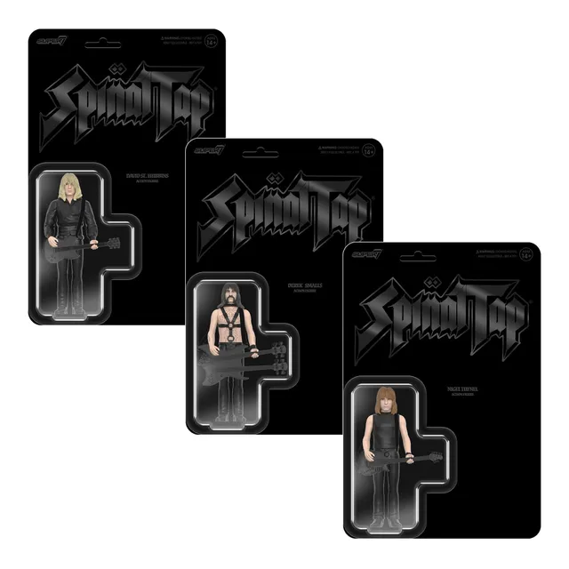 Super7 Spinal Tap ReAction None More Black set 3 figurine 9,5 cm