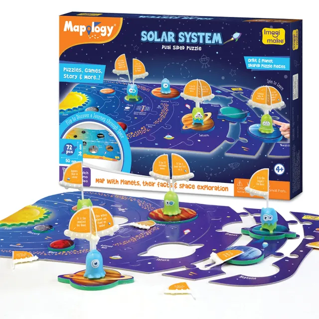 Imagimake Mapology puzzle sistem solar 2 fete