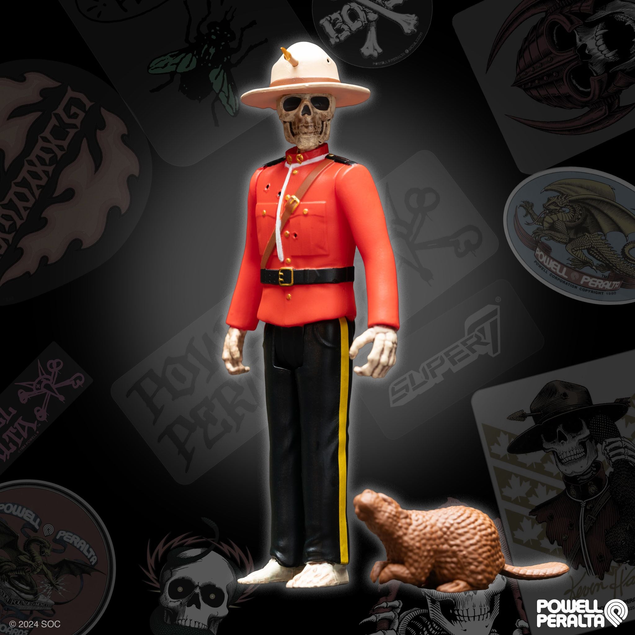 Super7 ReAction Powell-Peralta Kevin Harris figurina skate