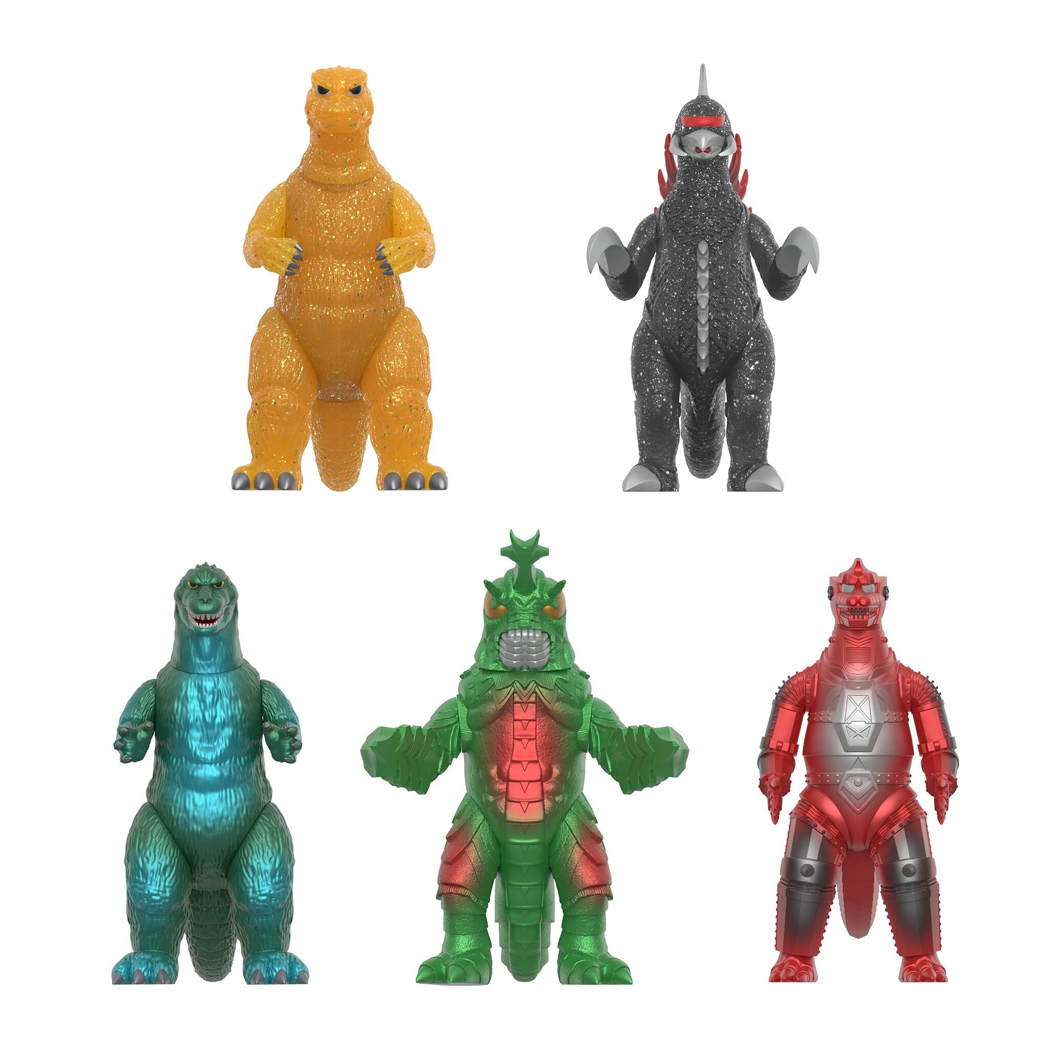 Super7 Toho Blind Box Wave 05 Metallic figurine set 12 metalic