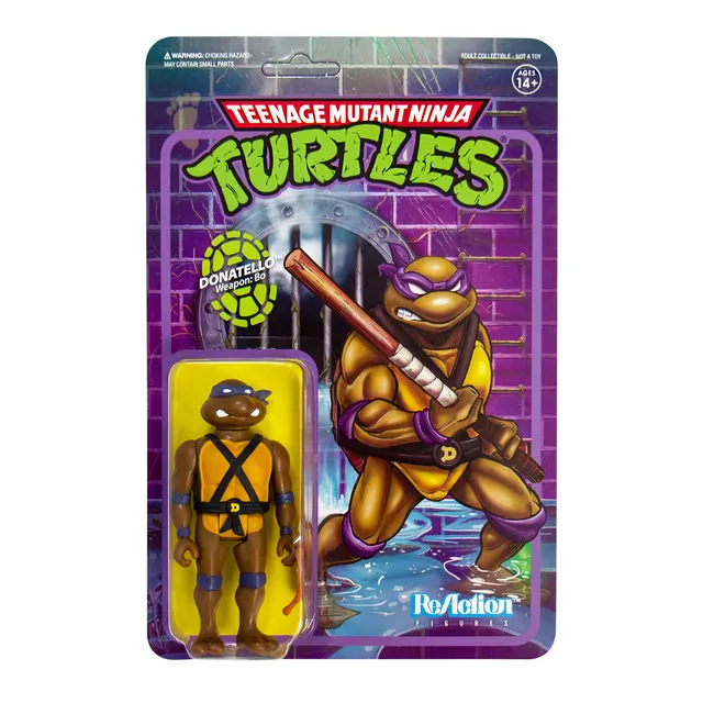 Super7 ReAction Donatello figurină TMNT 9,5 cm