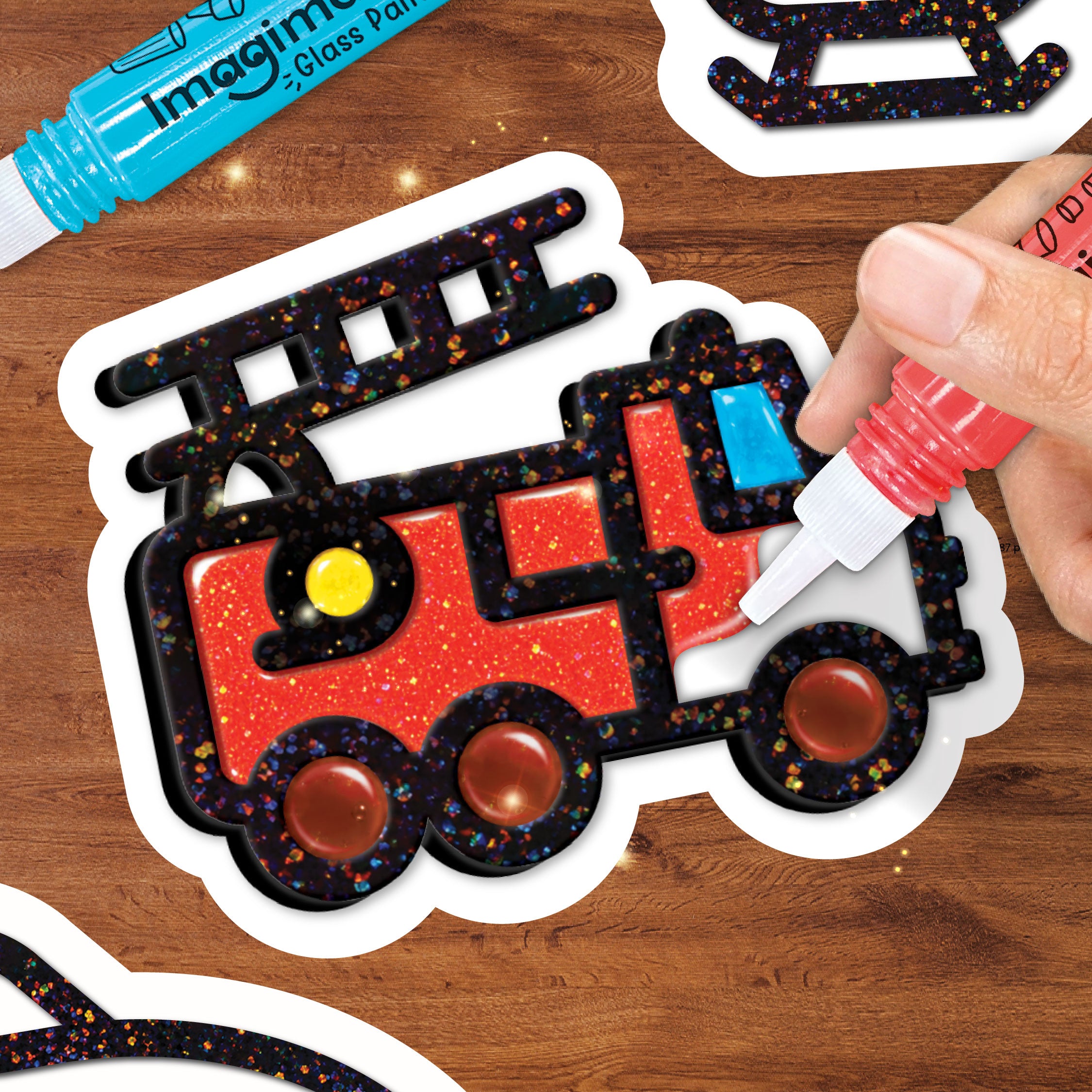 Imagimake Jelly Sticker Cars set stickere gel masini