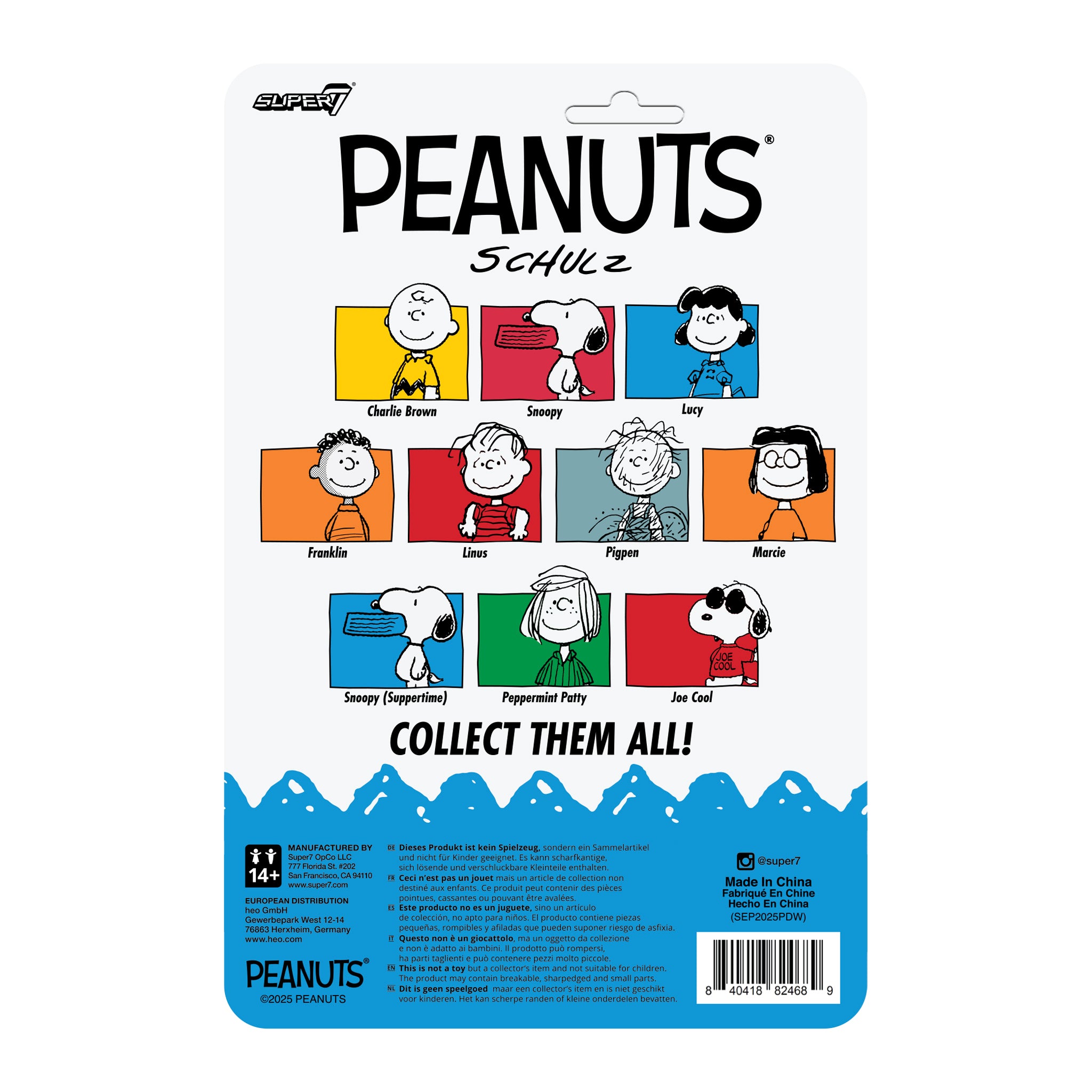 Super7 Peanuts Snoopy Suppertime figurina 9,5 cm bol