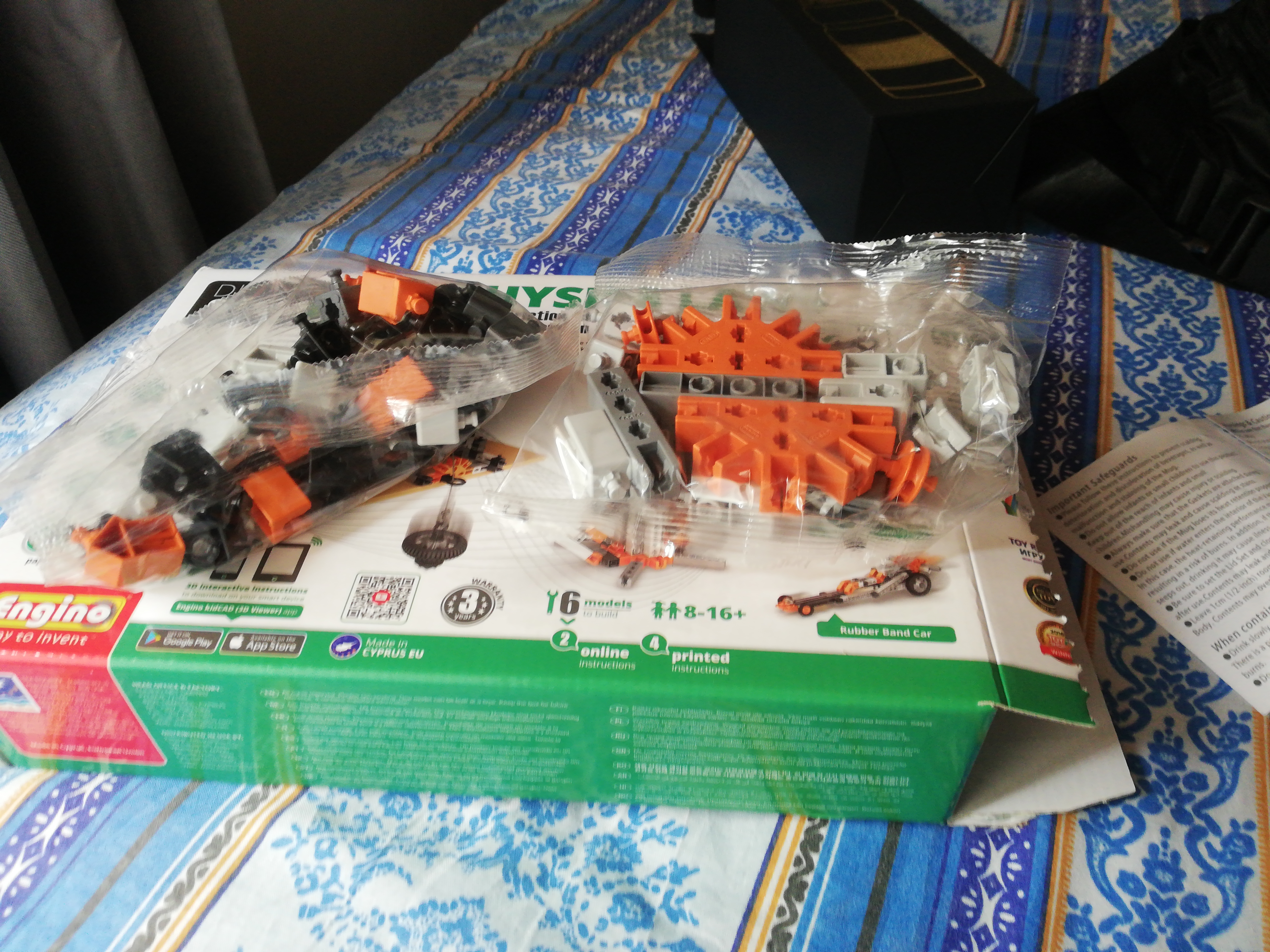 Engino Discovering STEM Physics Laws set constructie 6 modele inertie