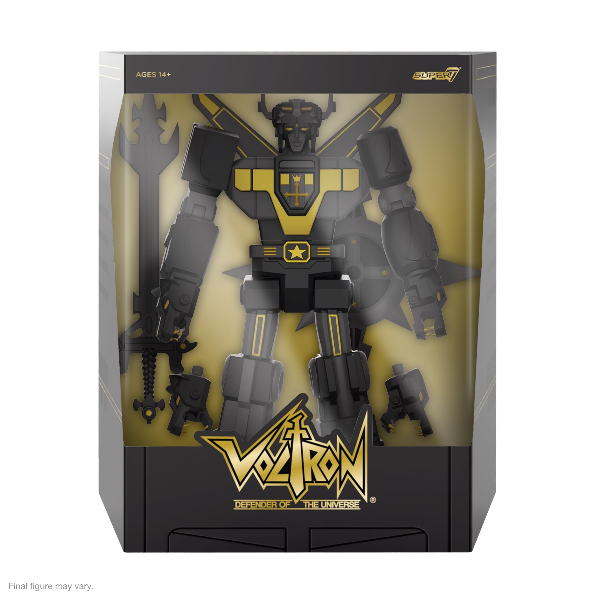 Super7 Voltron Ultimates Galaxy Black figurina 18 cm