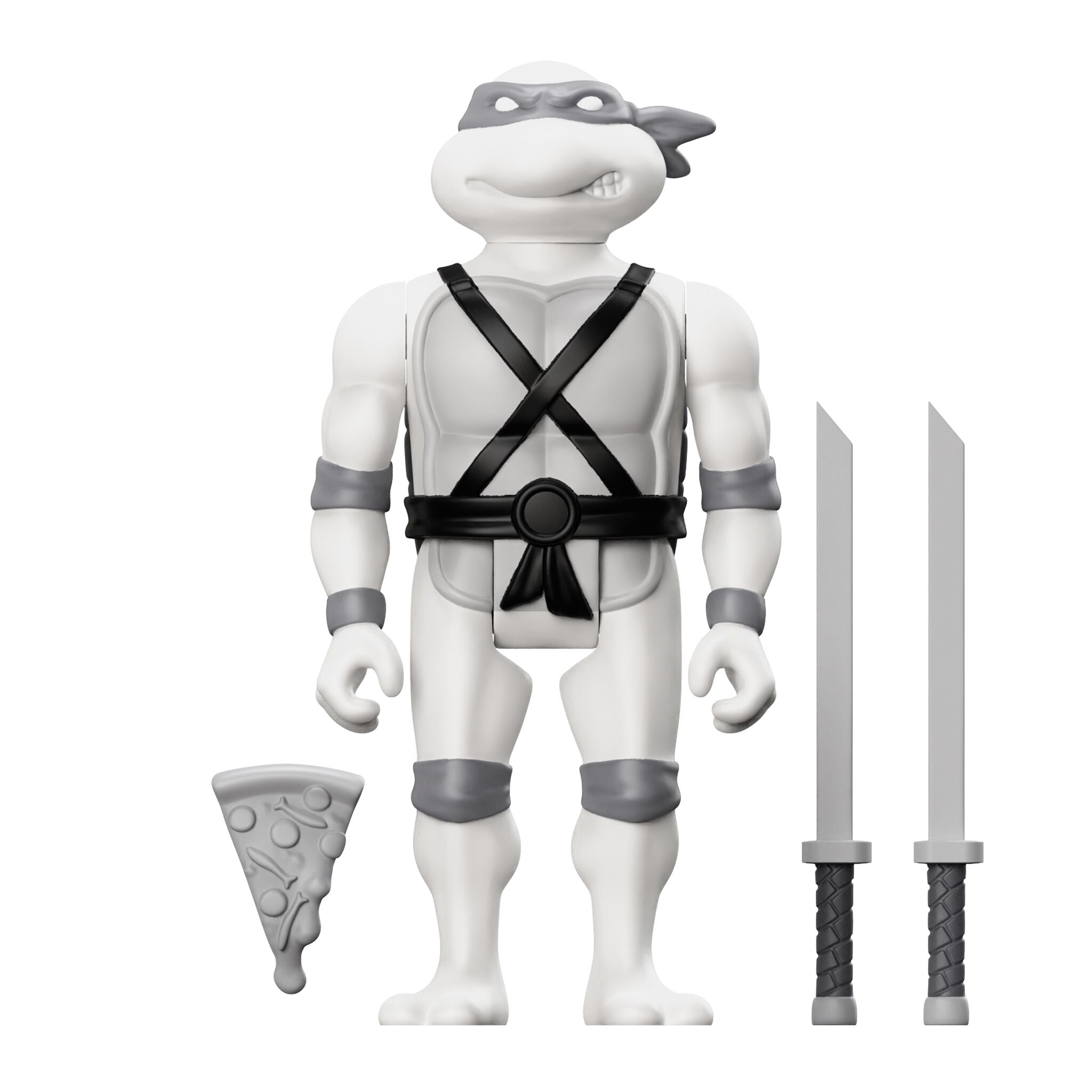 Super7 ReAction TMNT Leonardo figurină gri benzi desenate