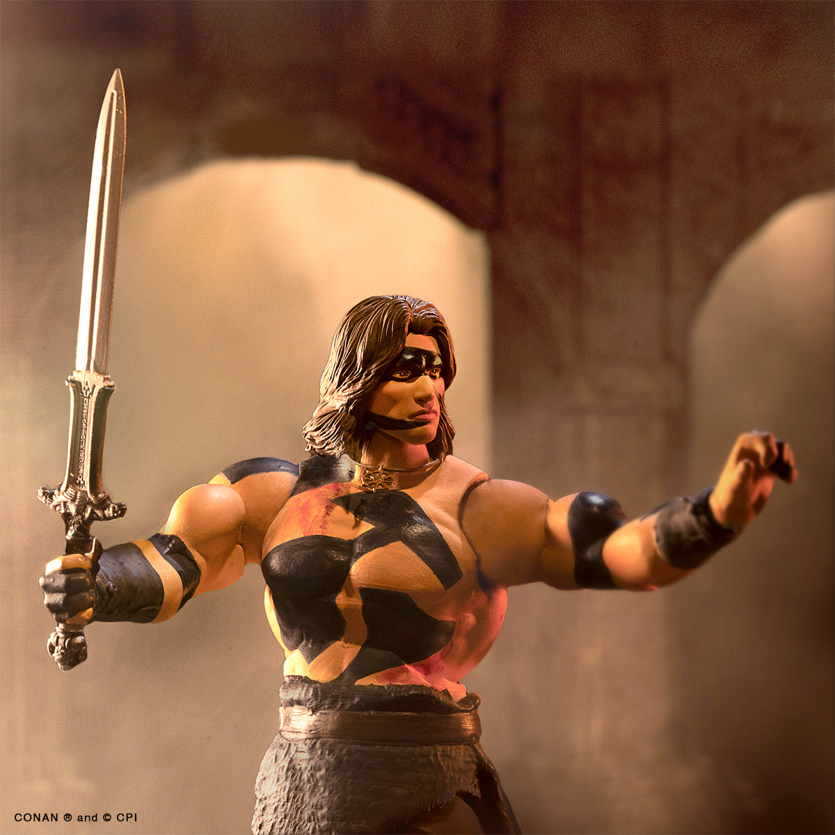 Super7 ULTIMATES Conan War Paint figurina articulata 7 inch