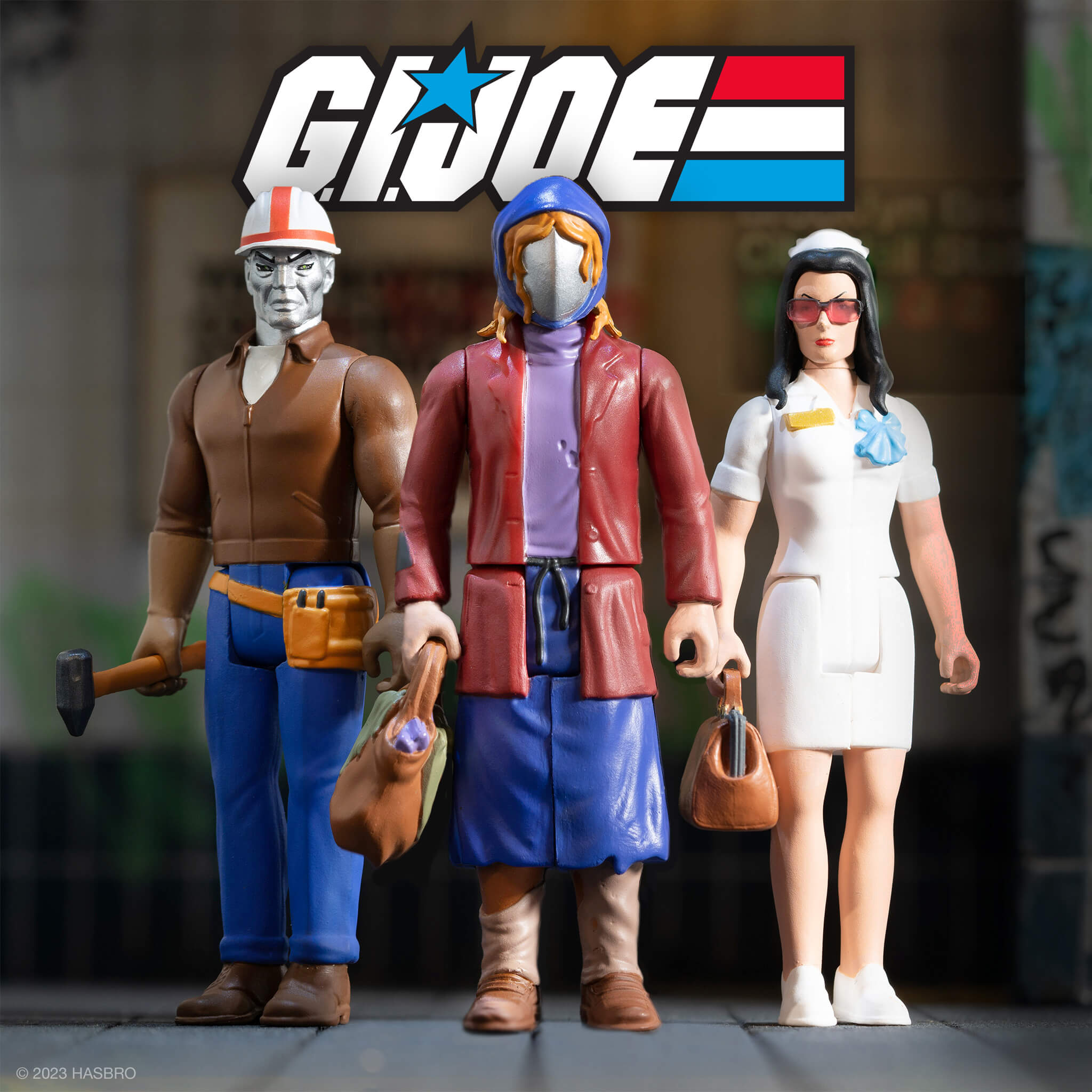 Super7 ReAction G.I. Joe Cobra Escape Pack figurina set 3 buc