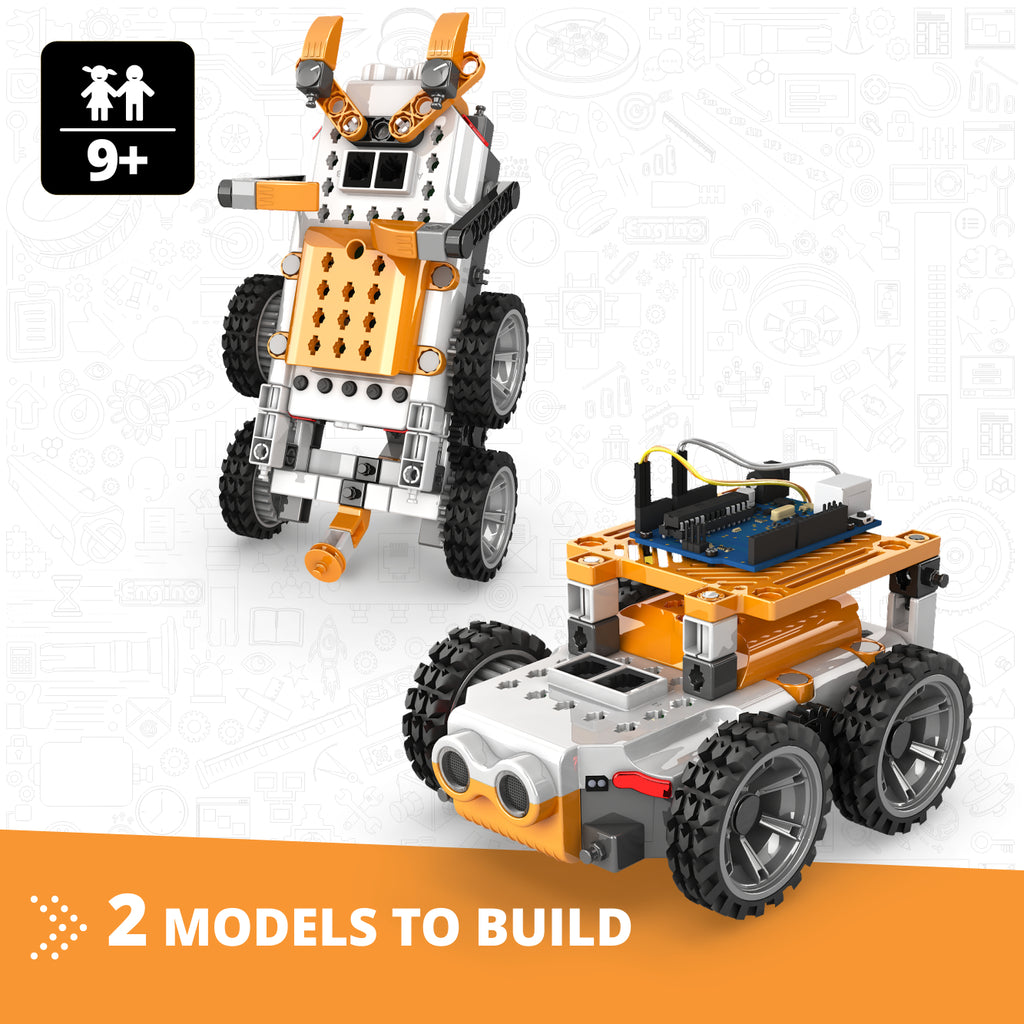 Engino Coding Lab GinoBot robot programabil 2 modele senzori