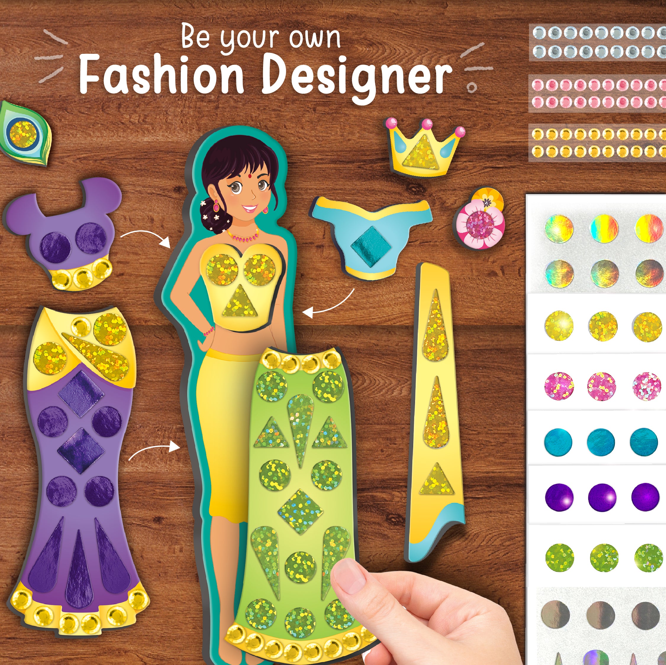 Imagimake Magnetic Dress Up Indian Princess joc magnetic