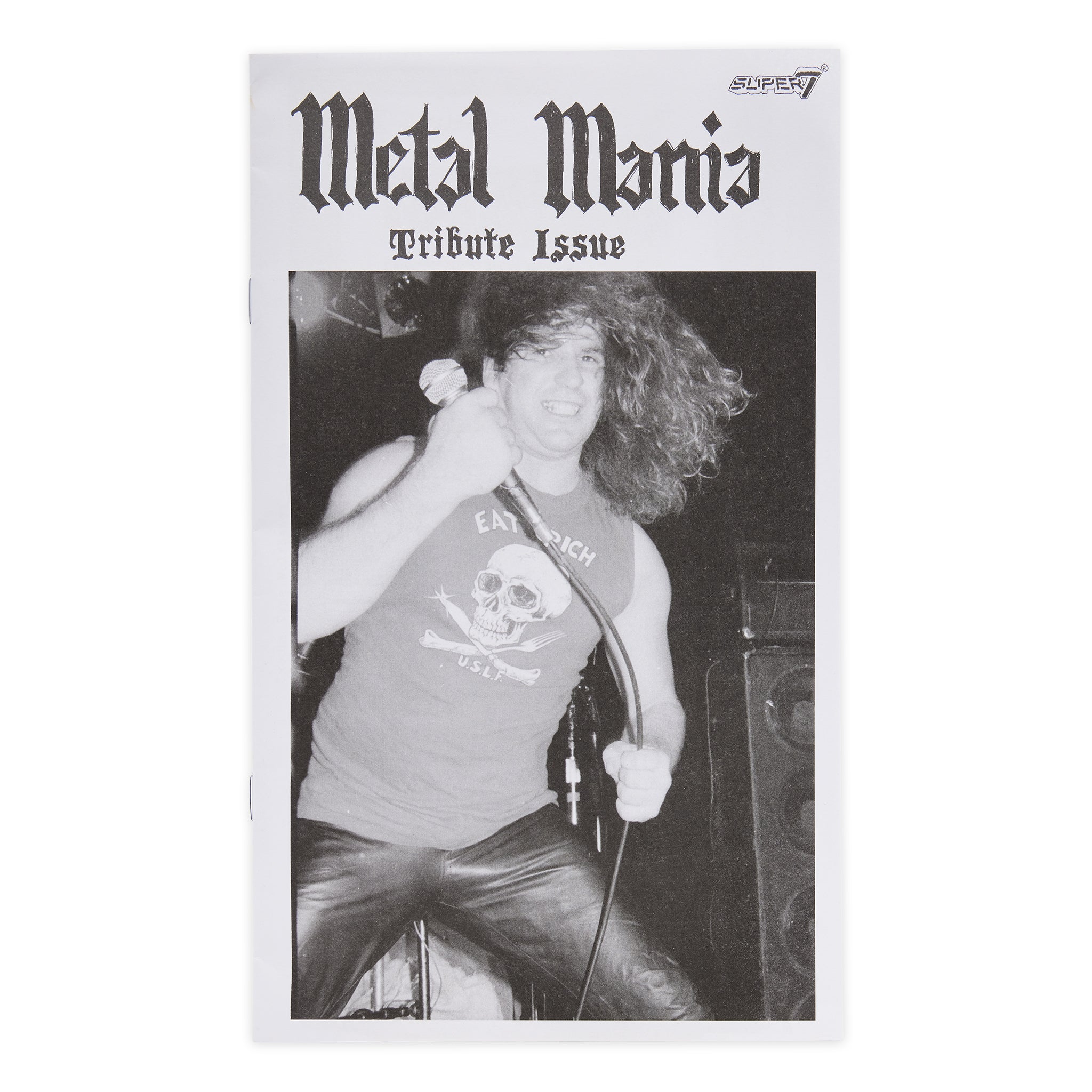 Super7 ReAction Paul Baloff figurina + fanzine Metal Mania