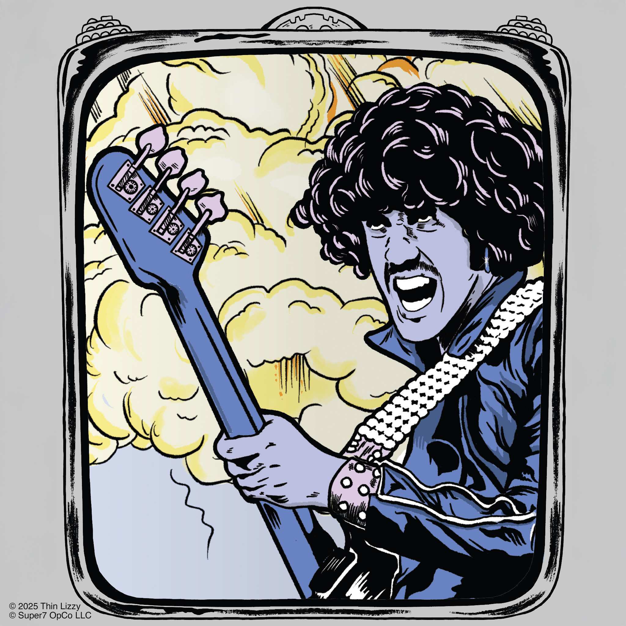 Super7 Thin Lizzy Jailbreak Phil Lynott figurină 9,5 cm