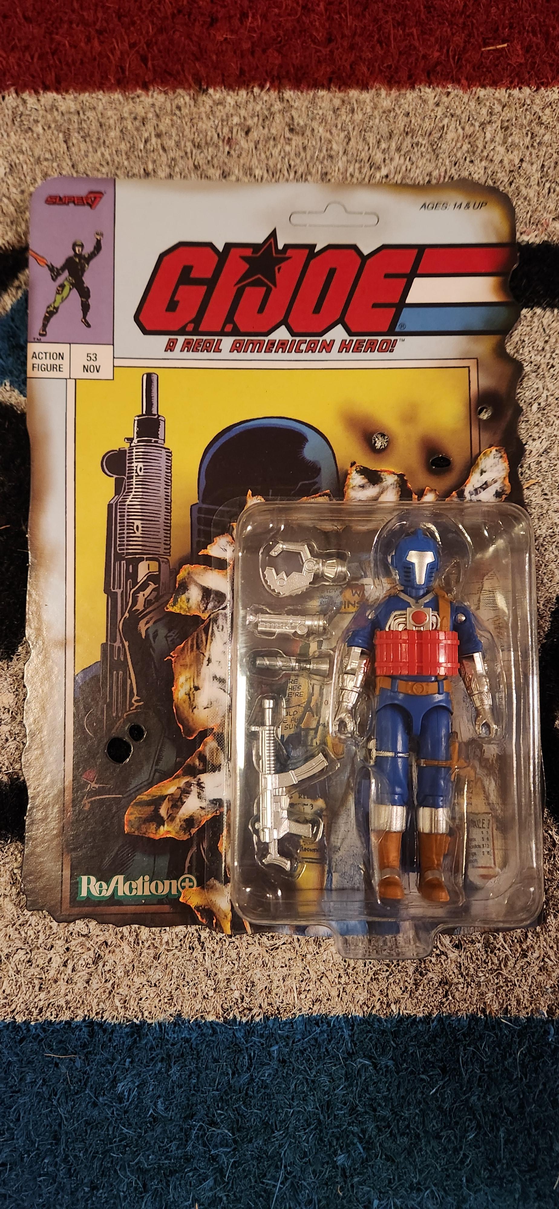Super7 ReAction+ Cobra B.A.T. figurina 9,5 cm comic