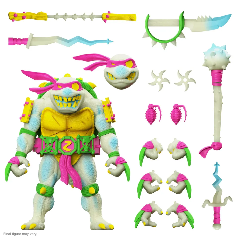 Super7 TMNT Ultimates Slash figurina Glow 18 cm fosforescent